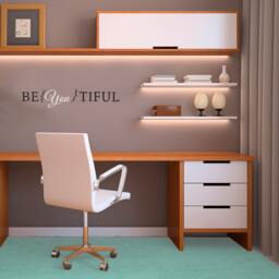 Be You Tiful Inspirational Quote - Wall Decal Custom Vinyl Art Stickers - thumbnail 1