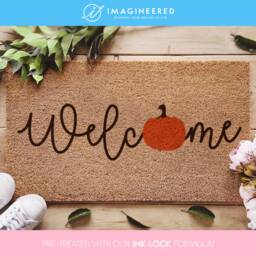 Fall Welcome Doormat - Pumpkin Decor Door Mat Rug Porch Decorations Seasonal Presents - thumbnail 2