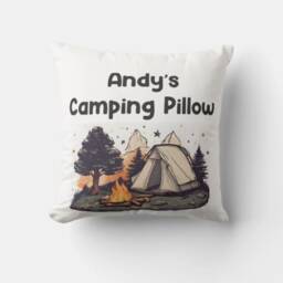 Personalised Camping Gift - For Camp Pillow Personal Family Gifts - thumbnail 3