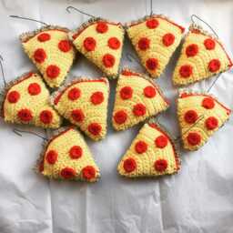 Pizza Christmas Ornament - Pepperoni Gifts For Lovers Funny Ornaments - thumbnail 3