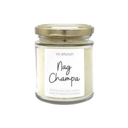 Nag Champa Candle, Meditation, Yoga Incense Scented Soy Handmade in Somerset, UK - thumbnail 3