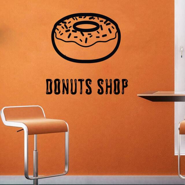 Donut Wall Decal Removable Vinyl Sticker T999 - image 1