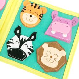 Handmade Quiet Book - Quietbook - Shapes - thumbnail 4