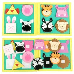 Handmade Quiet Book - Quietbook - Shapes - thumbnail 2