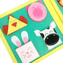 Handmade Quiet Book - Quietbook - Shapes - thumbnail 3