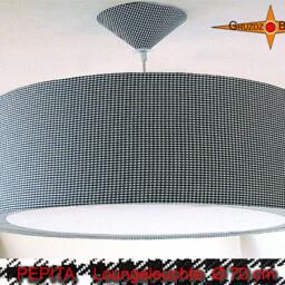Hanging Lamp Black White Pepita ?? 40 Till 70 cm With Diffuser - thumbnail 2
