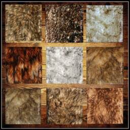 Faux Fur Pelt Rug - Shaggy Sheepskin Style, Custom Design - thumbnail 4