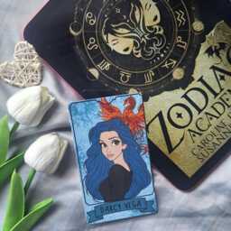 Zodiac Academy Tarot Card Style Print/ Darcy & Tory Vega Print/Officially Licensed/Twisted Sisters/ Bookish Art Print/Zodiac Merch - thumbnail 3