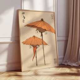 Japanese Yokai Wall Art Print, Karakasa Obake Umbrella Ghost Poster, Folklore Mythology Artwork, Traditional Home Decor - thumbnail 2