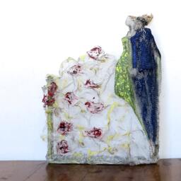 Better Together Soulmate Love Relationship Gift Dance Field Of Poppy Wire Mesh Sculpture Metal Art Valentine Couple Wedding Engagement - thumbnail 2