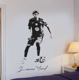 Lamine Yamal - Wall Art Sticker Vinyl Transfer Football - thumbnail 1