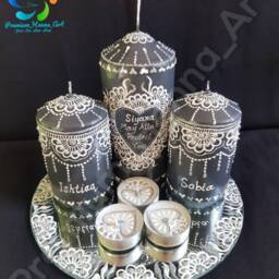 Decorative Personalised Henna Mehndi Candles, Wedding, Christmas, Birthday Gifts - thumbnail 3