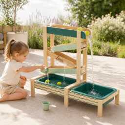 Gift For A 1st Birthday, Outdoor Water Track Toy, Montessori Children's Birthday Gift, Christening Gift - thumbnail 1