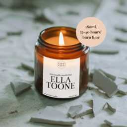 Smells Like Ella Toone Candle, Women's Football Gift, Luxury Soy Wax - thumbnail 3