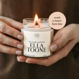 Smells Like Ella Toone Candle, Women's Football Gift, Luxury Soy Wax - thumbnail 2