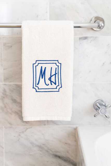 Personalized Embroidered Face Cloth Custom Monogrammed Towel - image 1
