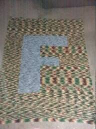 Monogram Afghan Blanket