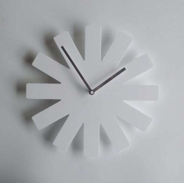 Asterisk Acrylic Wall Clock Mid-Century Modern Silent Clock - 8.5 Inch - image 1