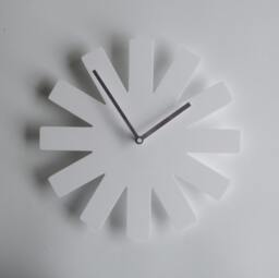 Asterisk Acrylic Wall Clock Mid-Century Modern Silent Clock - 8.5 Inch - thumbnail 1