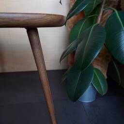 Cute Coffee Table, Tripod, Mid-Century Stand, Tapered Legs, Custom, Kidney Shaped, The Sixties - thumbnail 2