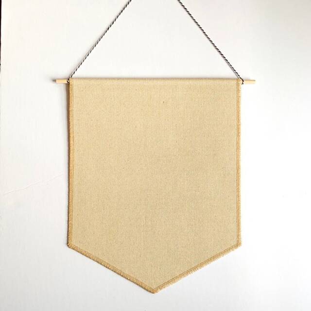 Large Pin Display, Pin Badge Canvas Pennant, Enamel Holder, Wall Hanging Flag, Banner - image 1
