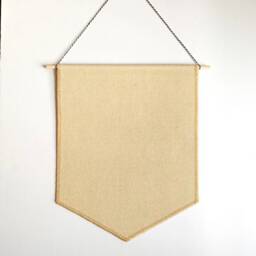 Large Pin Display, Pin Badge Canvas Pennant, Enamel Holder, Wall Hanging Flag, Banner - thumbnail 1