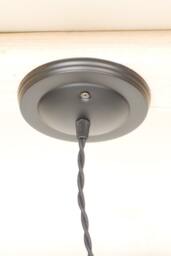 Simply Modern Vintage Farmhouse Pendant Light - Black Wire - thumbnail 4