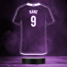 Football Shirt Sports Fan Personalised Gift Colour Night Light - thumbnail 1
