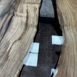 Custom Walnut Wood Epoxy Dining Table Handcrafted Resin River Table - thumbnail 4