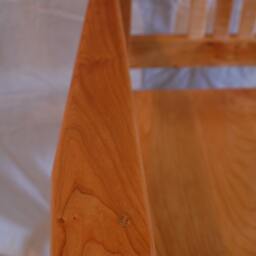 Curly Maple & Cherry Mission Style Arm Chair - thumbnail 4