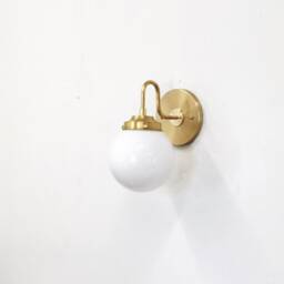 Wall Sconce Light, Mid Century Brass Light, Ul Listed, 0323 - thumbnail 2