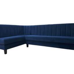 Bespoke Fluted Velvet Corner Bench With Under Seat Storage - thumbnail 2