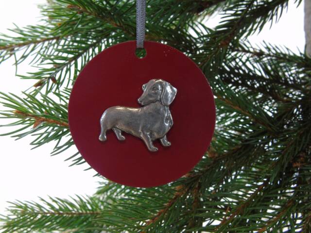 Dachshund Hanging Decoration - Dog Mum Christmas Ornament Owner Unique Decor - image 1