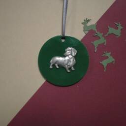 Dachshund Hanging Decoration - Dog Mum Christmas Ornament Owner Unique Decor - thumbnail 3