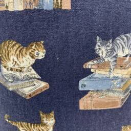 Cat Lamp Shade Library Cats Lampshade Light For Standard Lamps Or Ceiling Lights - thumbnail 4