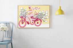 Flowers, Dogs, & Tricycles - Art Print - thumbnail 1