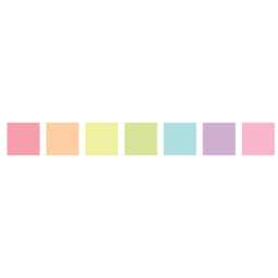 Pastel Rainbow Star Wall Decals Hand-Drawn Nursery Decor - 100 Pack - thumbnail 2