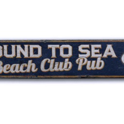 Beach Club Sign, House Name Decor, Rustic Wall Sign - Hand Made Wooden - thumbnail 2