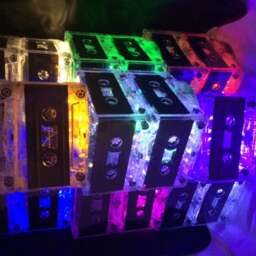 Cassette Tape Centerpiece, Cassette Lamp Or Nightlight. 80's/90's Themed Event - thumbnail 3