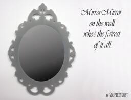 Grey Modern Rococo Acrylic Mirror - Safety - thumbnail 1