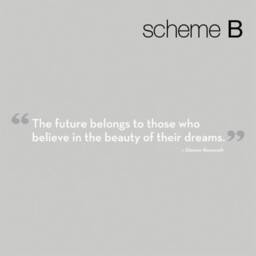 The Future Belongs Quote Lettering Decal - Vinyl Wall - thumbnail 3