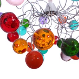 Modern Lighting With Colorful Bubbles Ceiling Pendant Lights Fixture For Girls Bedroom, Toilet Or Bath - thumbnail 3