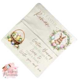 Personalised Easter Reading Pocket Cushion, Personalized Kids Gift , Story Book Cushion - thumbnail 2