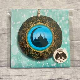 Minaret Decoration, Wooden Ramadan Ornament, Eid Gifts For Her, Diwali Wall Decor - thumbnail 2