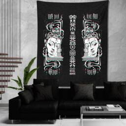 Live Free X Love All V1 \ Wall Tapestry/Hanging Kit Loom Trippy - thumbnail 2