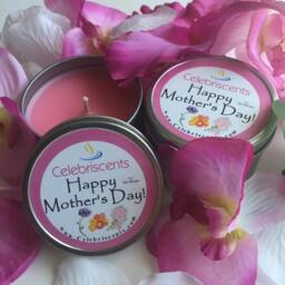 Happy Mother's Day Plumeria Flowery Soy Candle Scent Of Fresh Natural Flowers From The Tropics. Makes A Perfect Warm Gift - thumbnail 2
