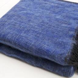 Hand-Loomed Yak Wool Blend Blanket Soft Oversized Meditation Wrap - thumbnail 4