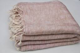 Hand-Loomed Yak Wool Blend Blanket Soft Oversized Meditation Wrap - thumbnail 1