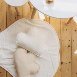 White Muslin Cloud Pillow Kids Room Decor - thumbnail 2