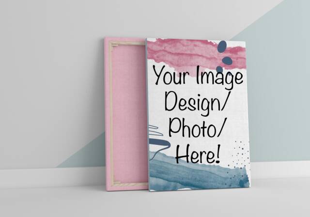 Your Photo Image Design To Print Large Custom Personalised Canvas Art Gift A0 A1 A2 A3 A4 - image 1